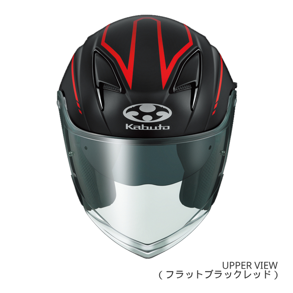 KABUTOフルフェイスXS 54-55cm EXCEED OGK KABUTO EXCEED-2 SPRIA フラットブラックレッド XS(54-55cm