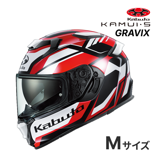 OGK KABUTO KAMUI 5 GRAVIX �u���b�N���b�h M(57-58cm) �w�����b�g �o�C�N �t���t�F�C�X �J���C 5 �O�����B�N�X �I�[�W�[�P�[�J�u�g