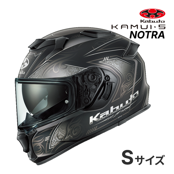 OGK KABUTO KAMUI 5 NOTRA �t���b�g�u���b�N S(55-56cm) �w�����b�g �o�C�N �t���t�F�C�X �J���C 5 �m�g�� �I�[�W�[�P�[�J�u�g