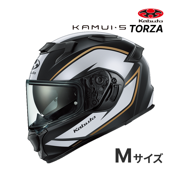OGK KABUTO KAMUI 5 TORZA �t���b�g�u���b�N�S�[���h  M(57-58cm) �w�����b�g �o�C�N �t���t�F�C�X �J���C 5 �g���U �I�[�W�[�P�[�J�u�g
