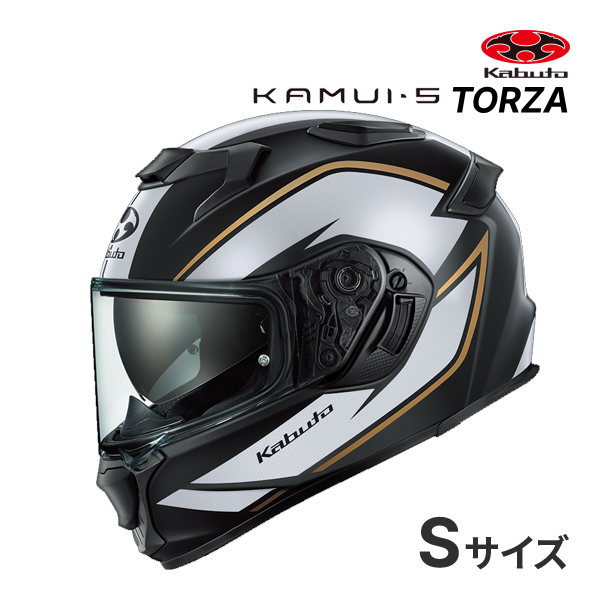 OGK KABUTO KAMUI 5 TORZA �t���b�g�u���b�N�S�[���h  S(55-56cm) �w�����b�g �o�C�N �t���t�F�C�X �J���C 5 �g���U �I�[�W�[�P�[�J�u�g