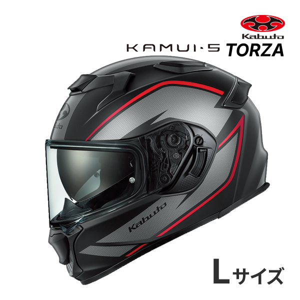 OGK KABUTO KAMUI 5 TORZA �t���b�g�u���b�N���b�h  L(59-60cm) �w�����b�g �o�C�N �t���t�F�C�X �J���C 5 �g���U �I�[�W�[�P�[�J�u�g
