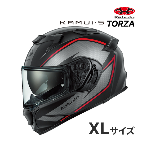 OGK KABUTO KAMUI 5 TORZA �t���b�g�u���b�N���b�h  XL(61-62cm) �w�����b�g �o�C�N �t���t�F�C�X �J���C 5 �g���U �I�[�W�[�P�[�J�u�g