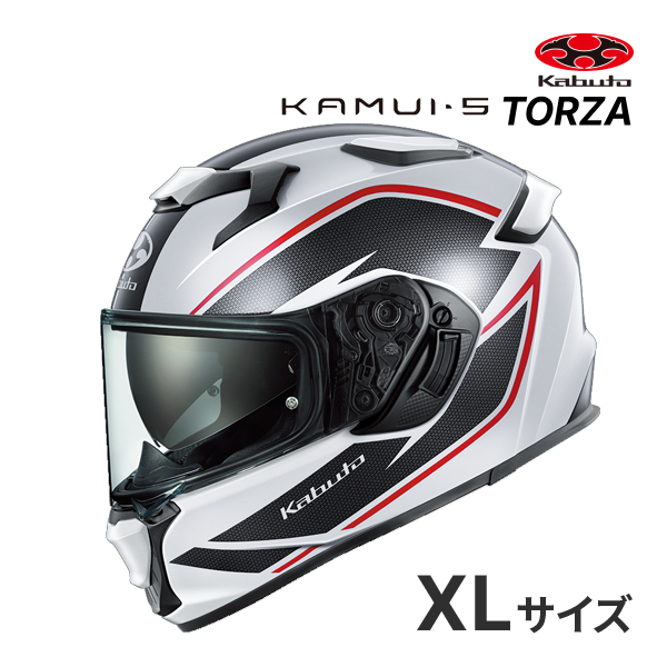 OGK KABUTO KAMUI 5 TORZA �z���C�g�u���b�N���b�h XL(61-62cm) �w�����b�g �o�C�N �t���t�F�C�X �J���C 5 �g���U �I�[�W�[�P�[�J�u�g