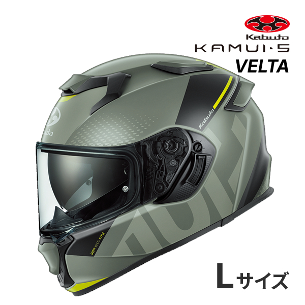 OGK KABUTO KAMUI 5 VELTA �t���b�g�I���[�u�C�G���[ L(59-60cm) �w�����b�g �o�C�N �t���t�F�C�X �J���C 5 ���F���^ �I�[�W�[�P�[�J�u�g