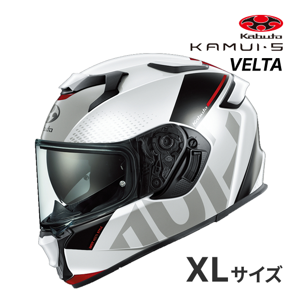 OGK KABUTO KAMUI 5 VELTA �z���C�g���b�h XL(61-62cm) �w�����b�g �o�C�N �t���t�F�C�X �J���C 5 ���F���^ �I�[�W�[�P�[�J�u�g