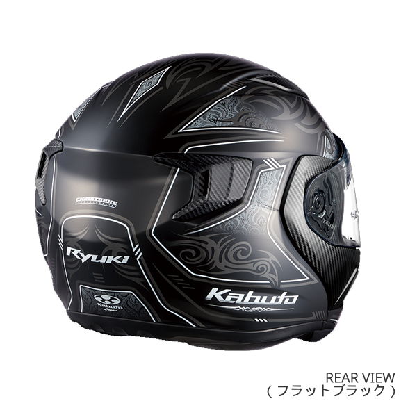 ヘルメット　OGK KABUTO（オージーケーカブト） RYUKI フラットブラック Webike | OGK KABUTO オージーケーカブト RYUKI [リュウキ フラット