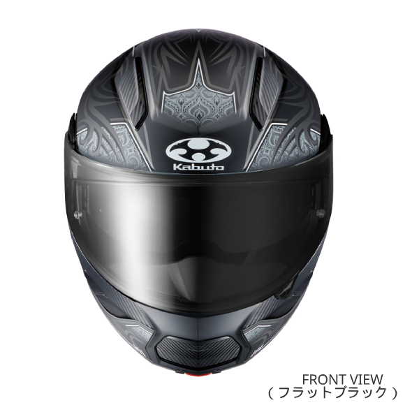 kabuto RYUKI☆美品☆です Kabuto新作システムヘルメット「RYUKI NOTRA」 トライバル柄の新