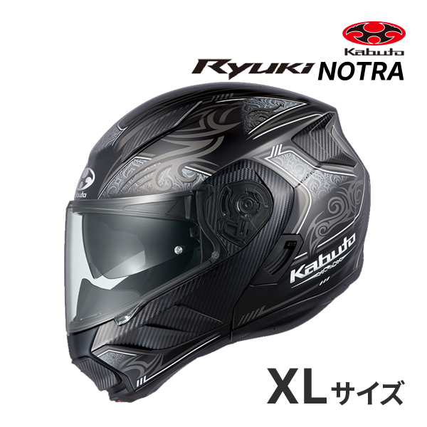 OGK KABUTO RYUKI NOTRA �t���b�g�u���b�N XL(61-62cm) �w�����b�g�o�C�N �V�X�e���w�����b�g �����E�L �m�g�� �I�[�W�[�P�[�J�u�g
