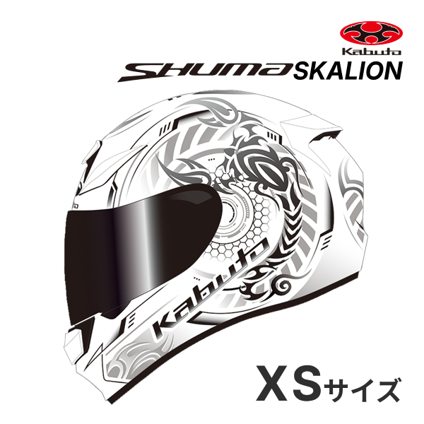 OGK KABUTO SHUMA SKALION �p�[���z���C�g�V���o�[ XS(54-55cm) �w�����b�g�o�C�N �t���t�F�C�X �o�C�N�p�w�����b�g ���ۉ��H �V���[�} �X�J���I��