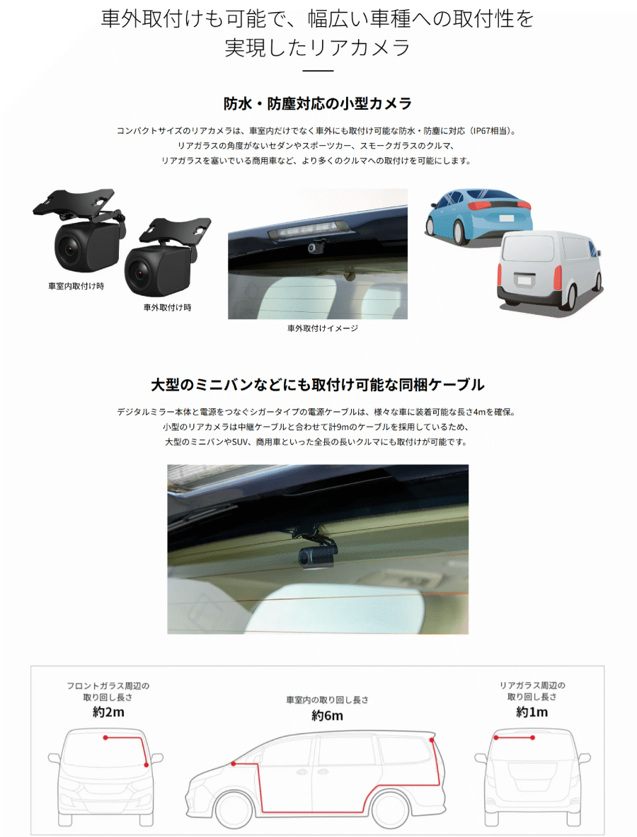 カロッツェリア MSD-DM300 パイオニア デジタルミラー 11V型液晶 200万