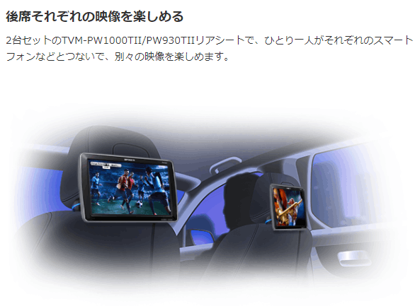 カロッツェリア TVM-PW1000TII パイオニア 10.1V型ワイドXGA カロッツェリア TVM-PW1000TII パイオニア 10.1V型ワイドXGA