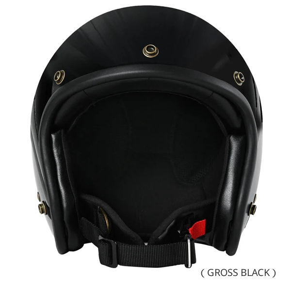 RIDEZ RIDEZ TQ HELMET グロスブラック M(57-58cm) ジェットヘルメット