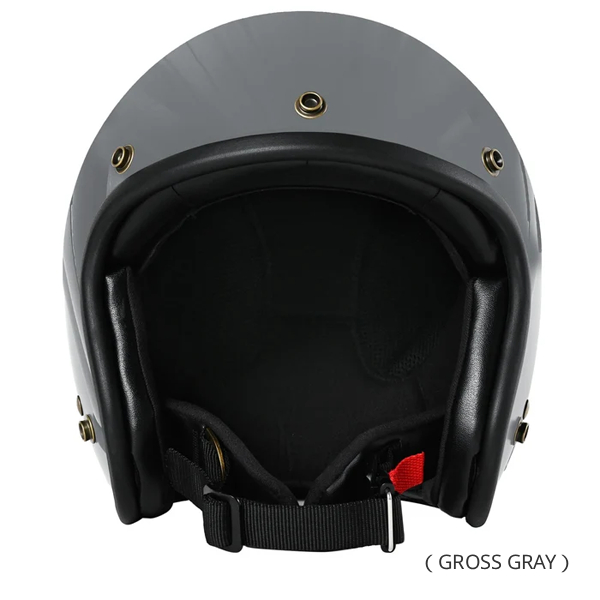 RIDEZ RIDEZ TQ HELMET グロスグレー L(59-60cm) ジェットヘルメット