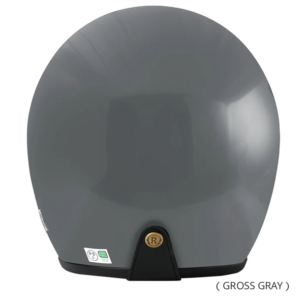 RIDEZ RIDEZ TQ HELMET グロスグレー M(57-58cm) ジェットヘルメット