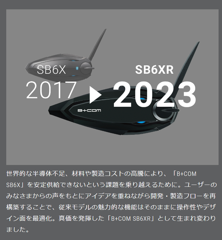 B＋COM サインハウス 品番:00082396 B+COM SB6XR ビーコム