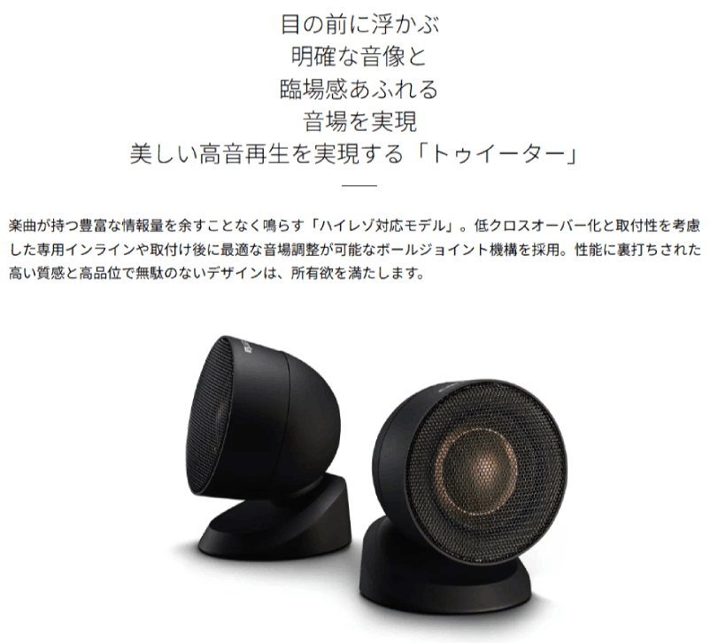 カロッツェリア TS-T940 パイオニア チューンアップトゥイーター
