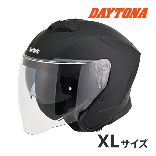 DAYTONA（デイトナ） DN-006SJ ヘルメット マットブラック XL(61-62cm