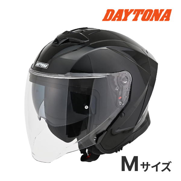 バイク DAYTONA ジェットヘルメット ブラック