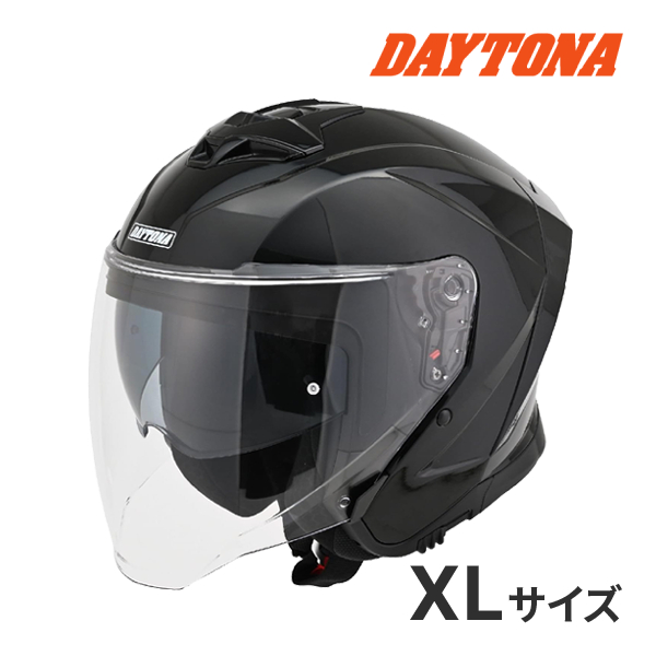 DAYTONA（デイトナ） DN-006SJ ヘルメット ブラック XL(61-62cm