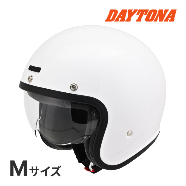DAYTONA（デイトナ） DN-007PJ ヘルメット ホワイト M(57-58cm) バイク