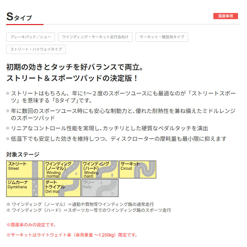 WRX VAG S4 2.0GT/GT-S DIXCEL ディクセル SDタイプ \u0026 Sタイプ 前後セット S-361075/365091 SD-3617049/3657036の画像