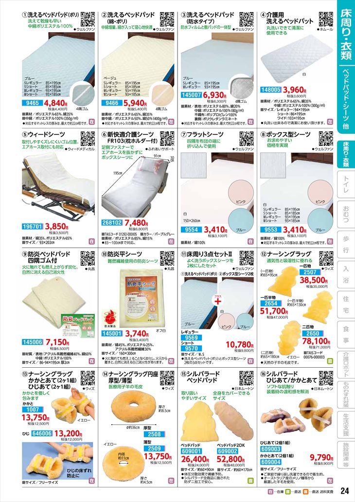 完売】【完売】ネムール介護用洗えるベッドパッド ホワイト ワイド(wf