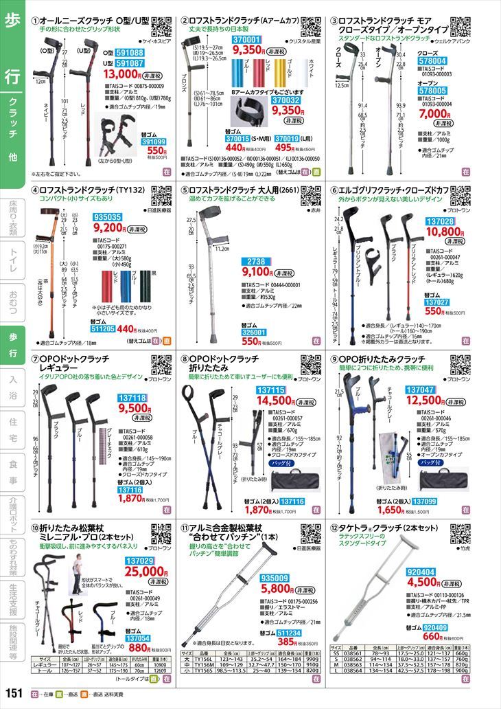 ケイ・ホスピア杖先ゴム　オールニーズクラッチ用 黒 19φ