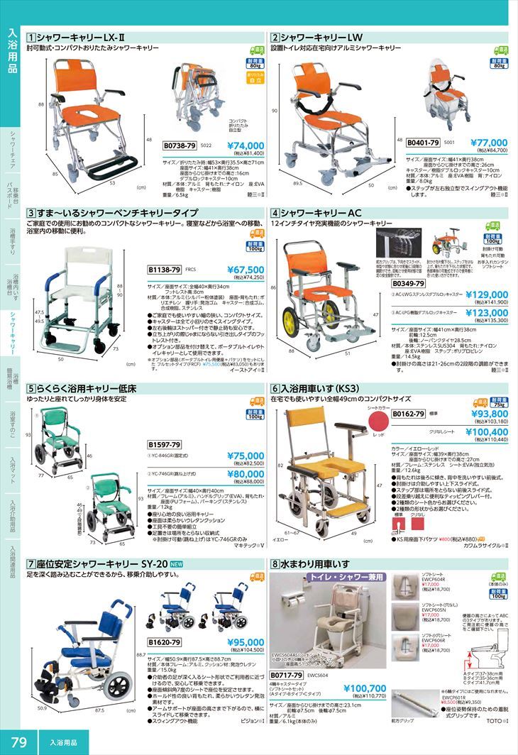 着後レビューで (B03492)シャワーキャリー AC-LWG(B03492)(5810)(all