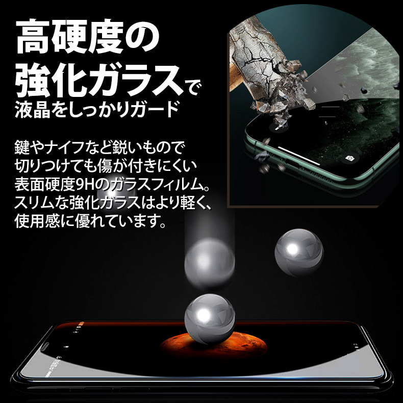 iphone14 ブルーライトカット ガラスフィルム iPhone13/12/11/XS/XR Pro Max mini  iPhoneSE(第2世代)強化ガラス 4D 0.3mm 全面保護 液晶保護フィルム 硬度9H :6000:張本 ストア - 通販 -  Yahoo!ショッピング