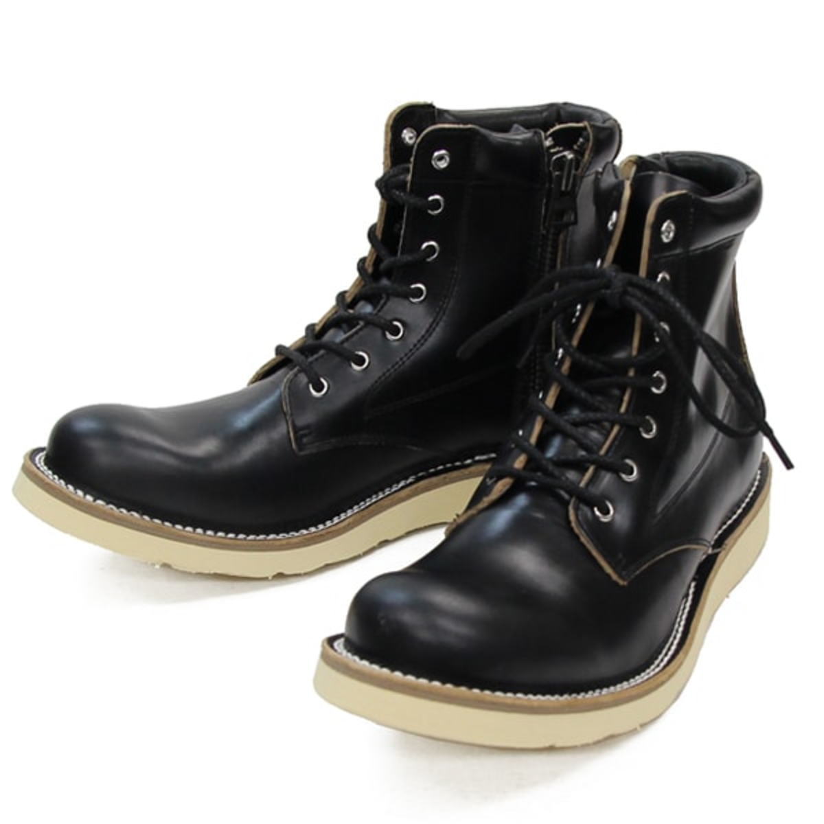 SLOW WEAR LION スローウェアライオン [ 8593HC ] クロムエクセルレザー ワークブーツ ビブラムクレープソール BURGUNDY/BLACK US5〜US10 |  | 02