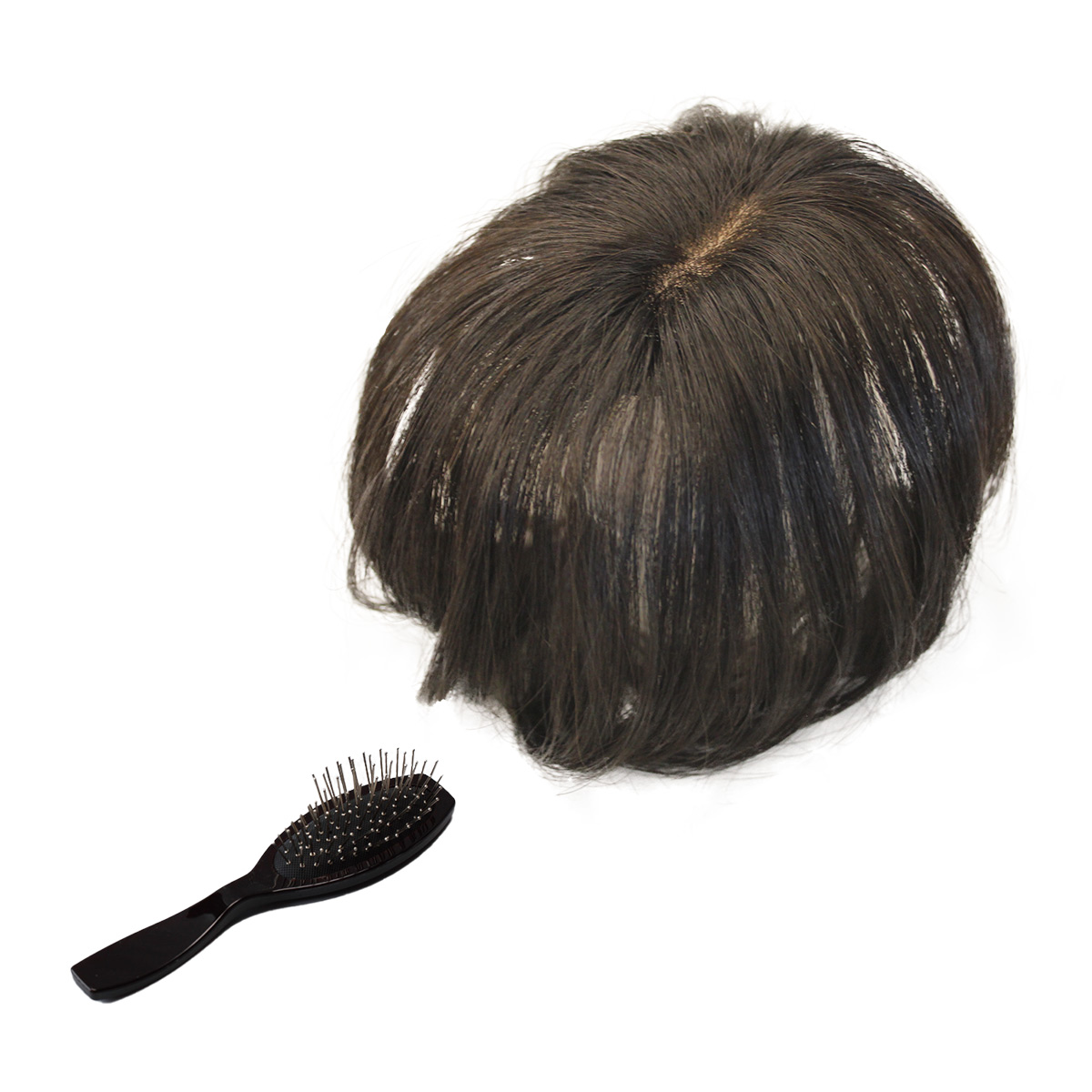 人毛100％軽量分け目ピース　　　　カバー ヘアピース 分け目カバー 毛染め 白髪の画像