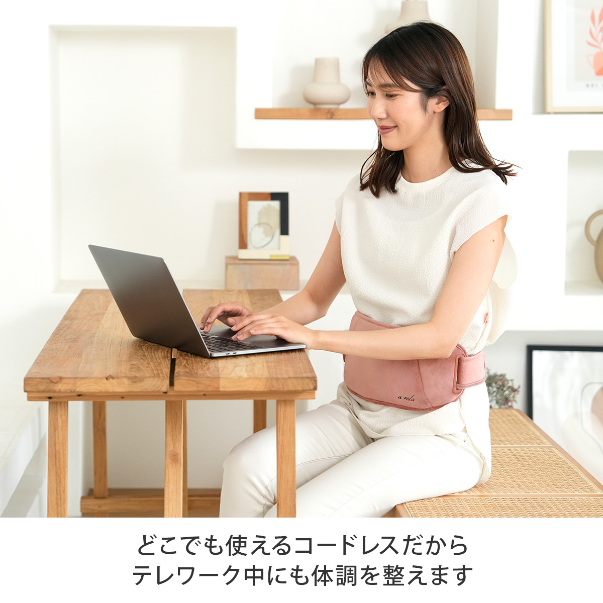 ヒーターウエストベルト お腹 じんわり 暖かい...の詳細画像5