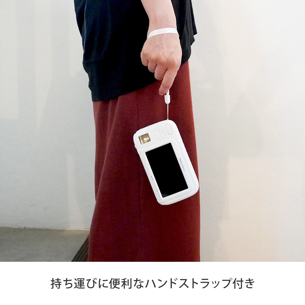 多機能ポータブル電源　テレビ　ラジオ　ライト　防災グッズ　ホワイト Amazon.co.jp: 【2025発売】 防災ラジオ テレビ 7インチ大画面