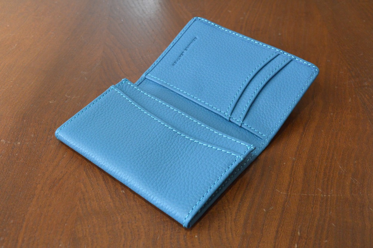 名刺入れ、カードケース 牛革シュリンク（型押し） DUCT(ダクト)