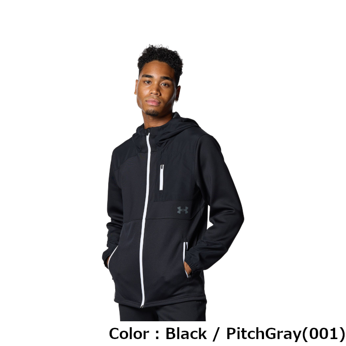 【地厚】アンダーアーマー ベースボール ウインドブレーカー ジャケット UNDER ARMOUR（アンダーアーマー） ジャケット メンズ UAアーマー