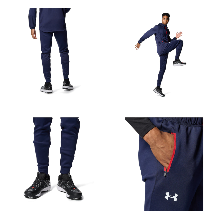Under Armour 青 ジャケット＆パンツセット UNDER ARMOUR アンダーアーマー ジャケット パンツ メンズ UA