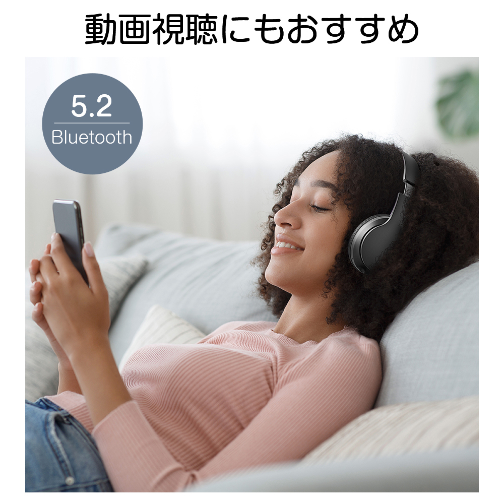 Bluetooth ヘッドホン 2WAY 有線&無線兼用 ワイヤレスイヤホン