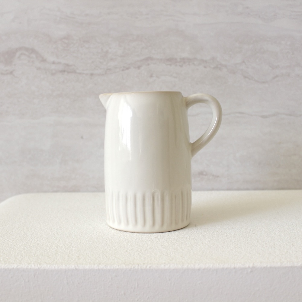 英国 Ridgway Bedford Works ヴィンテージ ジャグ MILAN ピッチャー 陶器 水差し フラワーベース 花瓶 食器 ビンテージ イギリス 92785 アンティークピッチャー ジャグ 陶器 フランス 19世紀の通販