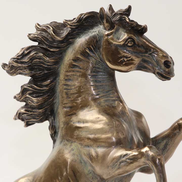 在庫限り！売り尽くしSALE】ブロンズ ブロンズ像 馬 跳ね馬 跳馬 雄馬