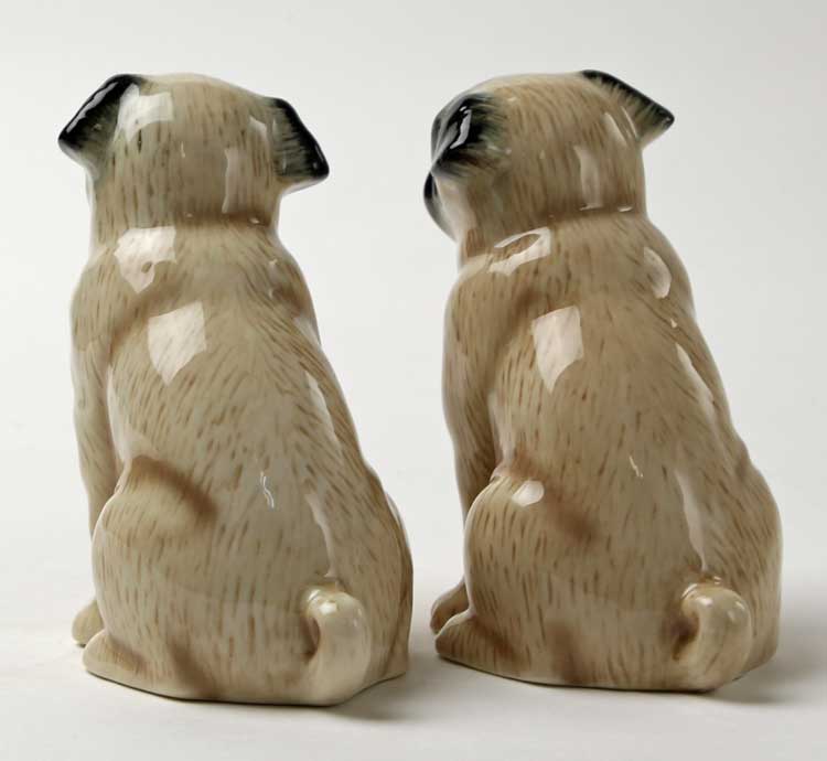 フィギュア フィギュリン 置物 セット パグ 犬 Pug Fawn Figure