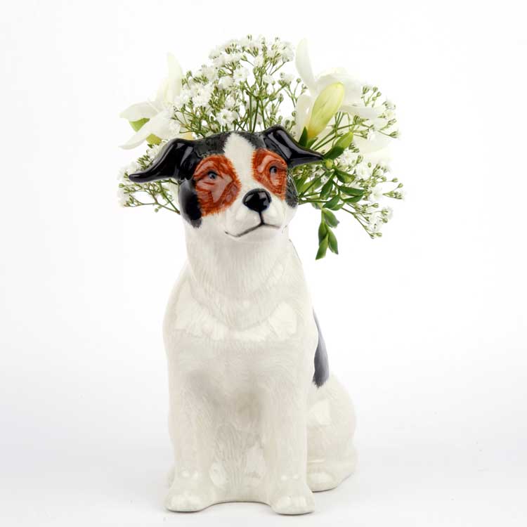 アウトレット品】ジャックラッセルテリア 花瓶 犬 犬好き