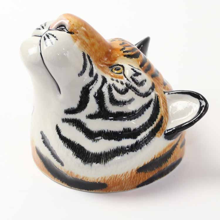 壁掛け 花瓶 虎 トラ タイガー Tiger Wall Vase プレゼント クエイルセラミックス Quail Ceramics : qude835  : 南欧風雑貨カサ・デ・アイヴィー - 通販 - Yahoo!ショッピング