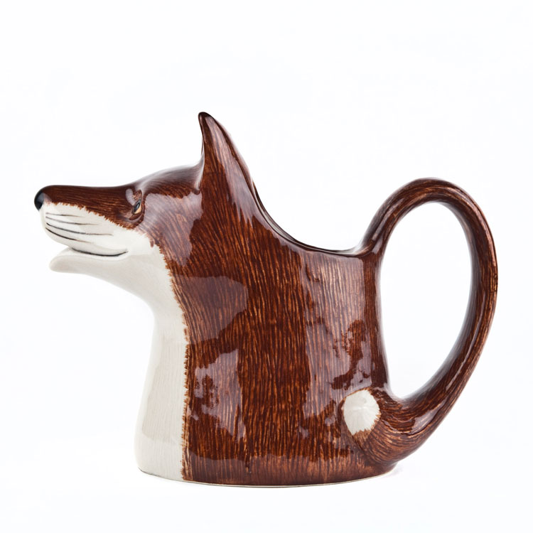 ジャグ 花瓶 水差し キツネ きつね Fox Jug プレゼント クエイル