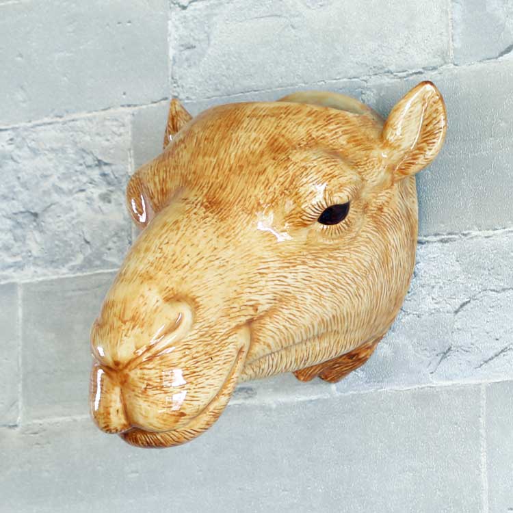 壁掛け 花瓶 ラクダ らくだ Camel Wall Vase プレゼント クエイル