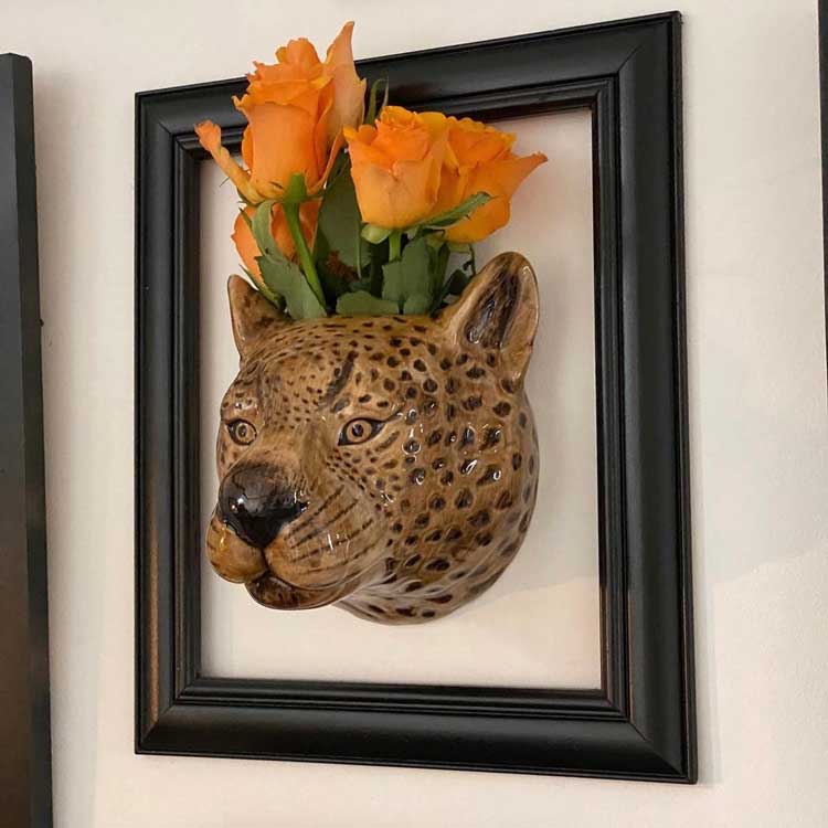 壁掛け 花瓶 ヒョウ 豹 Leopard Wall Vase プレゼント クエイルセラミックス Quail Ceramics : qude836 :  海外雑貨のドゥナパール - 通販 - Yahoo!ショッピング