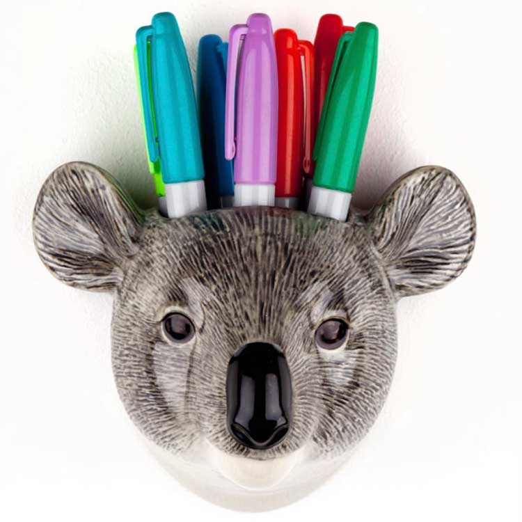 壁掛け 花瓶 コアラ Koala Wall Vase プレゼント クエイルセラミックス