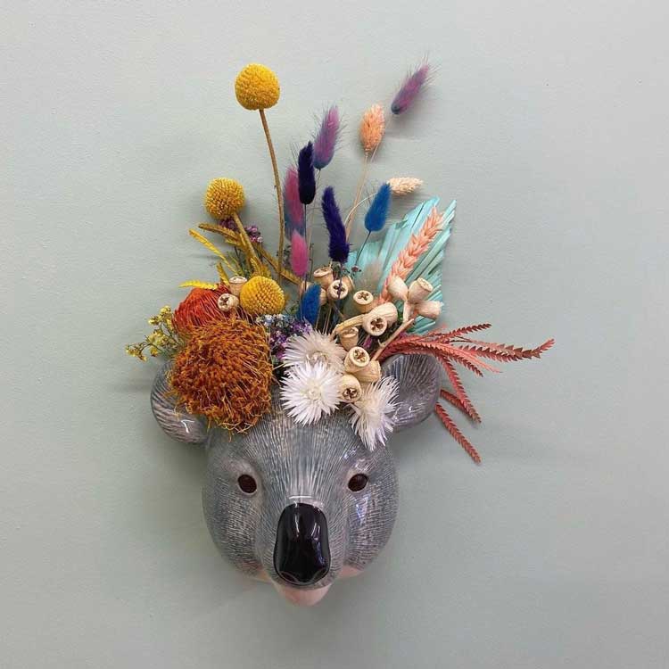 壁掛け 花瓶 コアラ Koala Wall Vase プレゼント クエイル