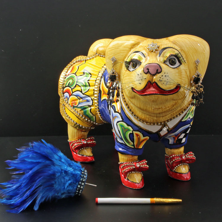 Emilie 犬 フィギュア パグ ブルドッグ マルチーズ チャウチャウ