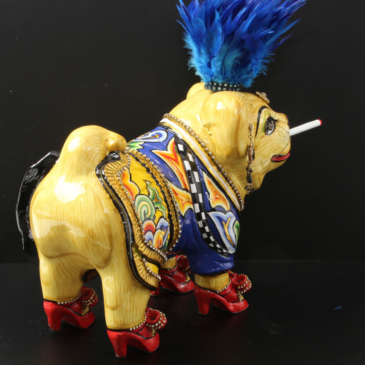 Emilie 犬 フィギュア パグ ブルドッグ マルチーズ チャウチャウ